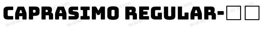 Caprasimo Regular字体转换